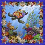 Puzzle   Psychedelische Schildkröte