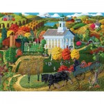 Puzzle   XXL Teile - A Country Church