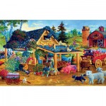 Puzzle   XXL Teile - Fresh Fruits and Flowers
