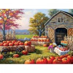 Puzzle   XXL Teile - Pumpkins for Sale