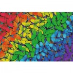   Holzpuzzle - Rainbow Butterflies