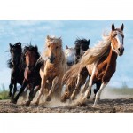Puzzle  Trefl-10446 Galopping Horses