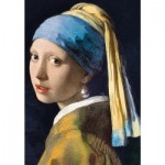 Puzzle  Trefl-10522 Johannes Vermeer - Das Mädchen mit Dem Perlenohrring