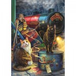 Puzzle  Trefl-10897 Magische Sammlung: Hexenwald-Express