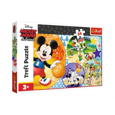 Puzzle Trefl-14291 XXL Teile - Mickey Mouse and Friends