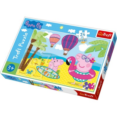 Puzzle Trefl-14293 XXL Teile - Peppa Pig