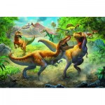 Puzzle  Trefl-15360 Dinosaurier
