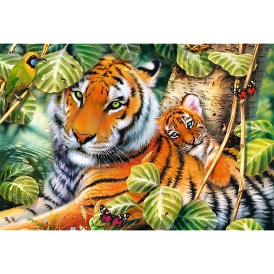 Puzzle Trefl-26159 Zwei Tiger