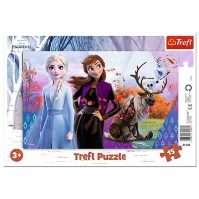 Trefl-31348 Rahmenpuzzle - Frozen II