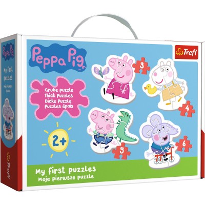 Trefl-36086 4 Puzzles - Baby Puzzle - Peppa Pig