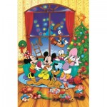 Puzzle  Trefl-37602 40 Jahre Trefl - Weihnachten Von Micky Maus Und Freunden