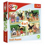 Puzzle   4 in 1 - Bing's Happy Day