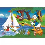 Puzzle  Trefl-40053 40-Jähriges Jubiläum Trefl - Abenteuer Am See - Disney Standard Charaktere