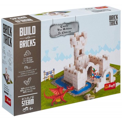 Puzzle Trefl-60979 Build with Bricks - Das Schloss