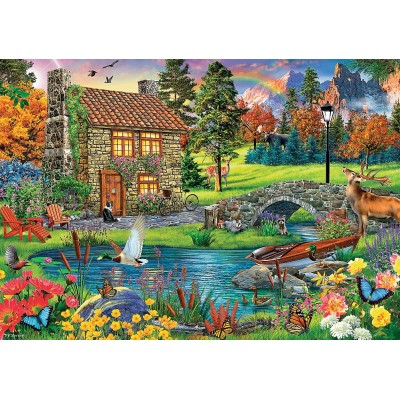 Puzzle Trefl-65006 Cottage in the Mountains