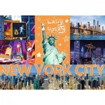 Puzzle   Neon Color Line - New York City