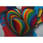 Puzzle  Yazz-3824 Rainbow Heart